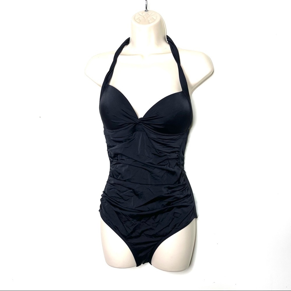 Vitoria’s secret black halter neck one piece swimsuit size S New